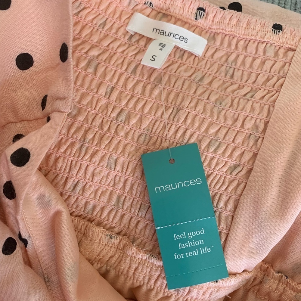 Maurices Dress Size Small Color Melon and Black - Picture 7 of 8